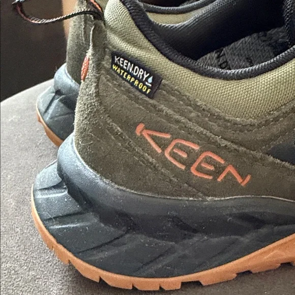 KEEN Hightrail Waterproof Mens 7 Hiking Shoes Forest Night/Dark Olive Outdoor - Picture 6 of 11